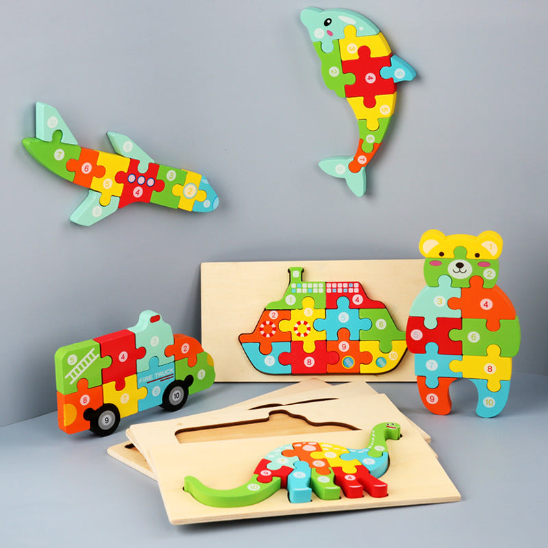 Puzzlekunst - Dreidimensionales Puzzle Raube