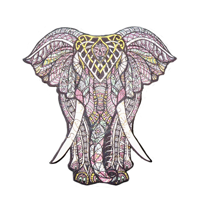 Puzzlekunst - Der Beeindruckende Elefant