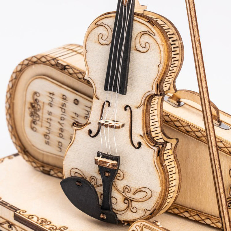 Puzzlekunst - ROKR 3D Puzzle Violine Capriccio Modell