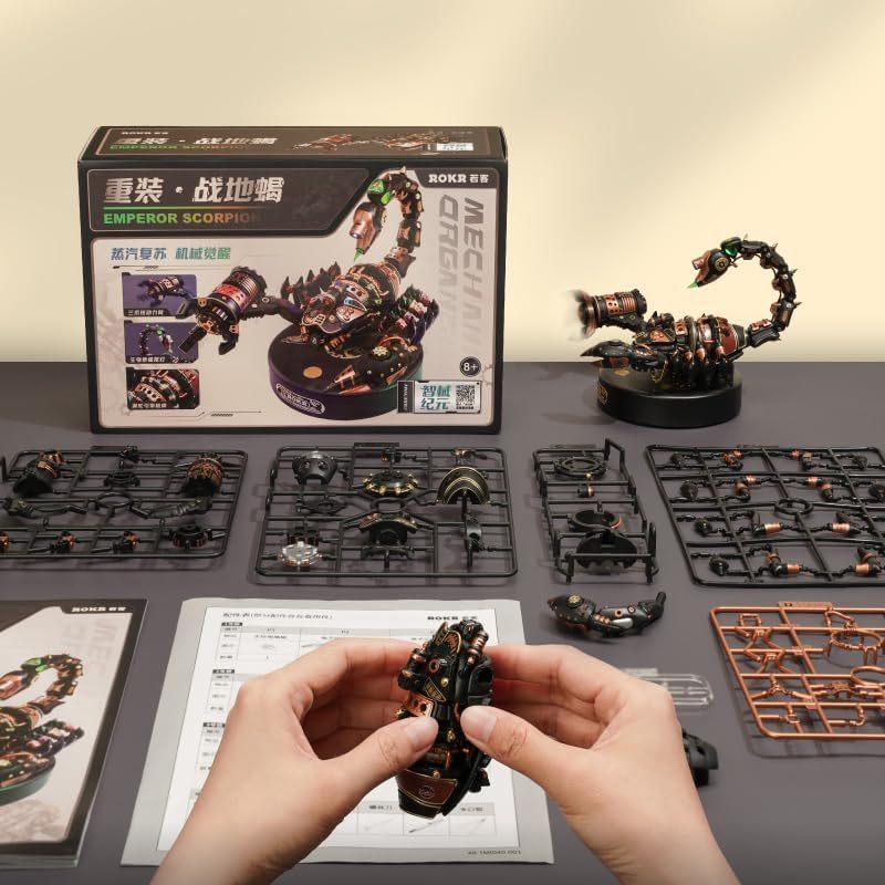 Puzzlekunst – Rokr 3D Puzzle Robotime Der Kaiserskorpion