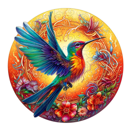 Puzzlekunst - Der Fliegende Kolibri