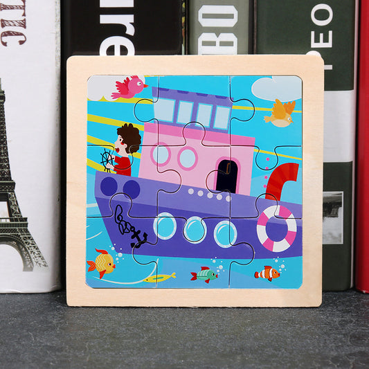 Puzzlekunst - Puzzle Schiff
