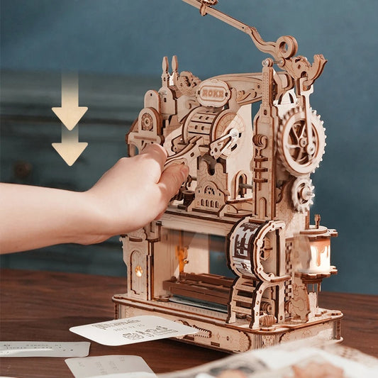 Puzzlekunst – ROKR 3D Puzzle Druckerpresse