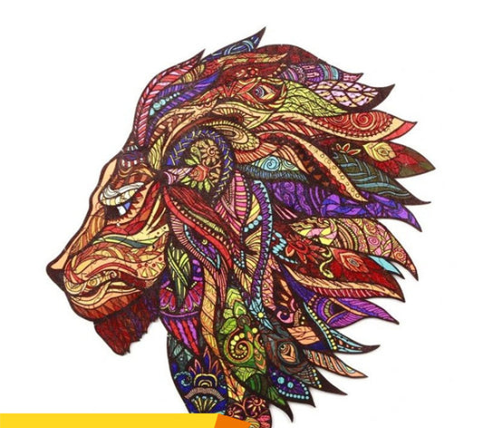 Puzzlekunst - Der König der Löwen