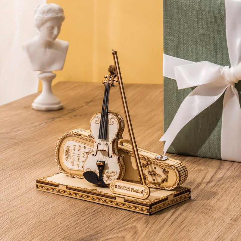 Puzzlekunst - ROKR 3D Puzzle Violine Capriccio Modell