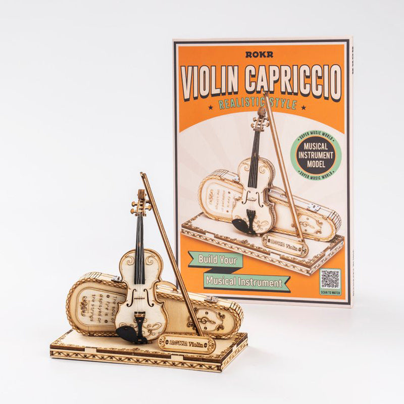 Puzzlekunst - ROKR 3D Puzzle Violine Capriccio Modell
