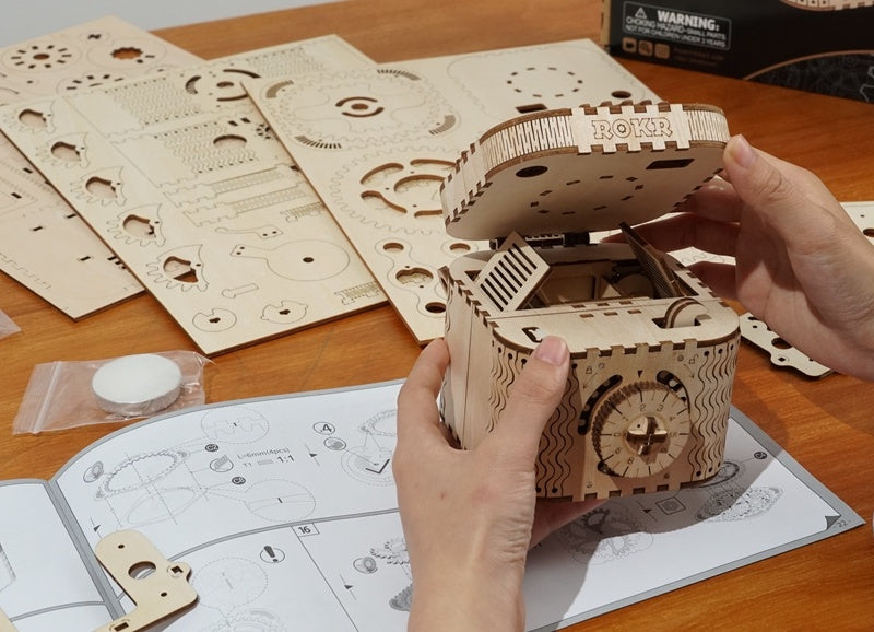Puzzlekunst – ROKR 3D Puzzle Schatzkiste