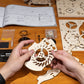 ROKR 3D Puzzle Eulen-Uhr