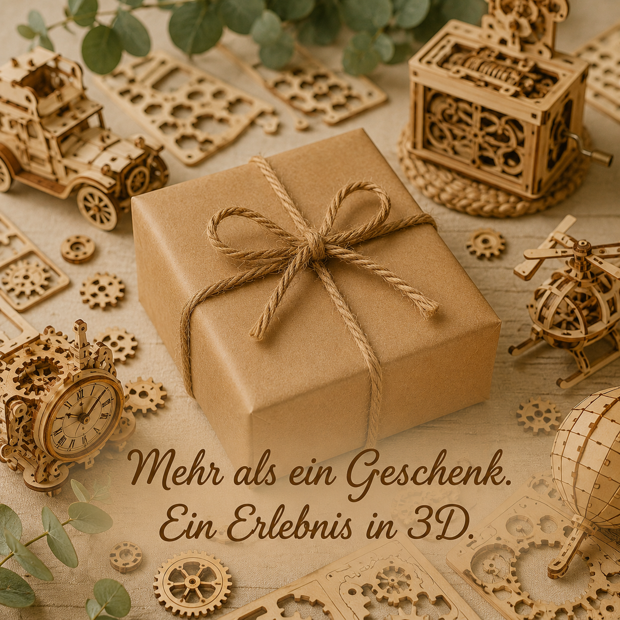 ROKR 3D Puzzle Elektrischer Weltraumhafen