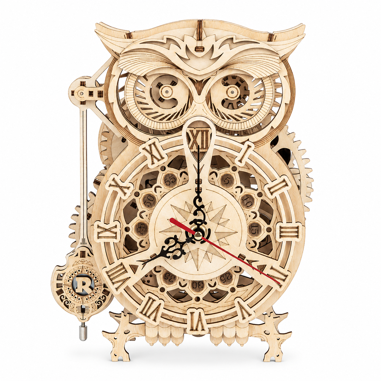 ROKR 3D Puzzle Eulen-Uhr
