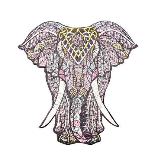 Puzzlekunst - Der Beeindruckende Elefant