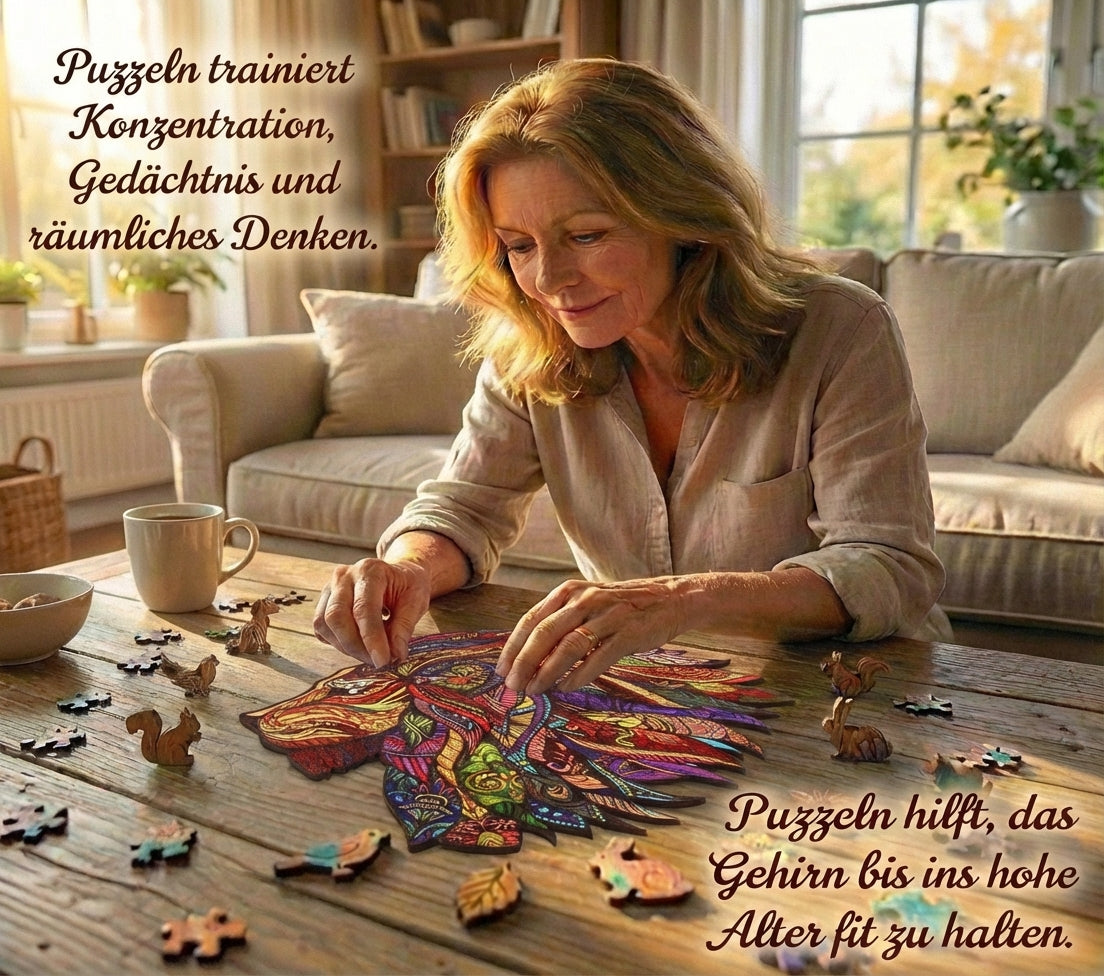 Puzzlekunst - Der König der Löwen