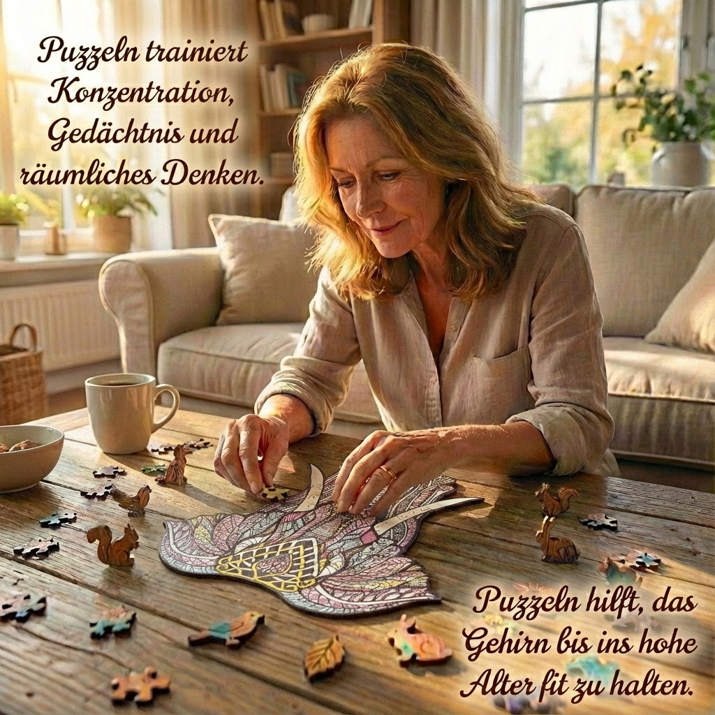 Puzzlekunst - Der Beeindruckende Elefant