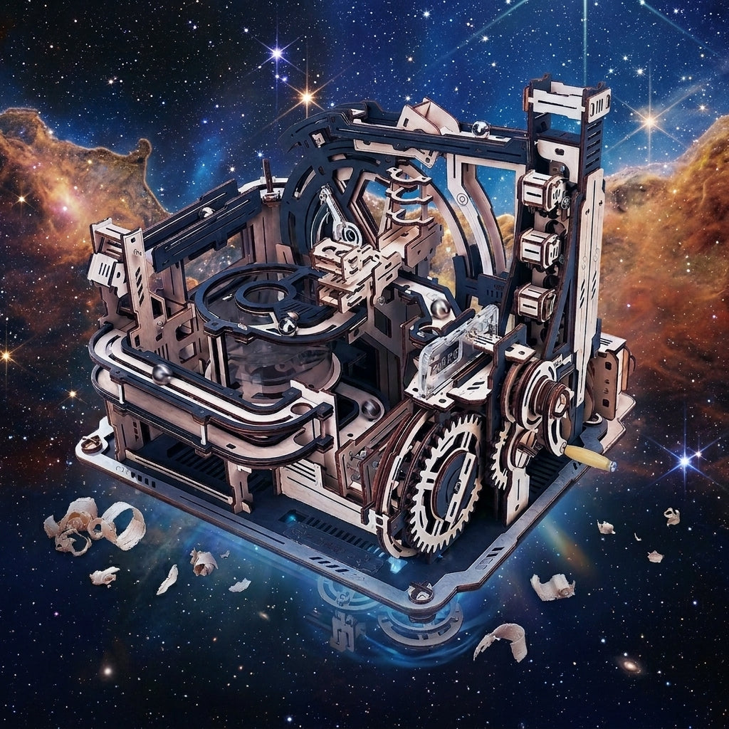 ROKR 3D Puzzle Elektrischer Weltraumhafen