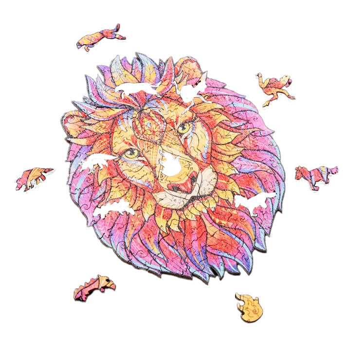 Puzzlekunst - Der Löwen König