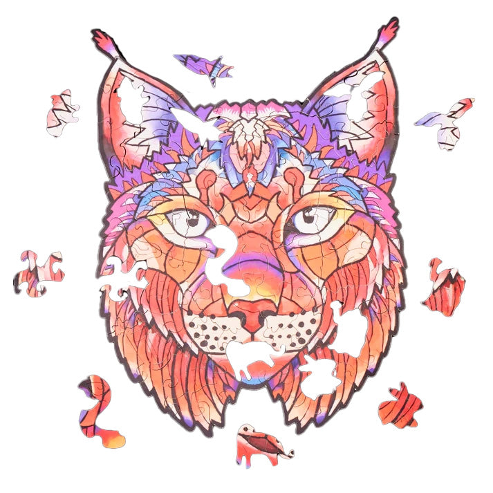 Puzzlekunst - Der Malerische Luchs