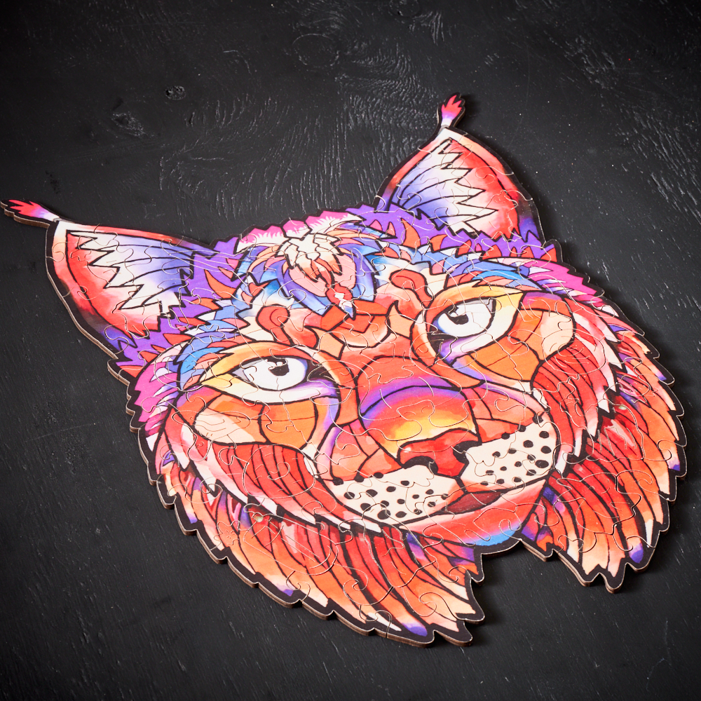 Puzzlekunst - Der Malerische Luchs