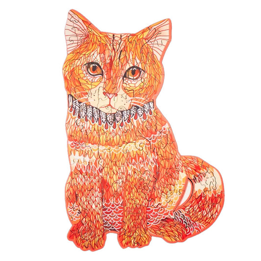 Puzzlekunst - Die Schmuse Katze