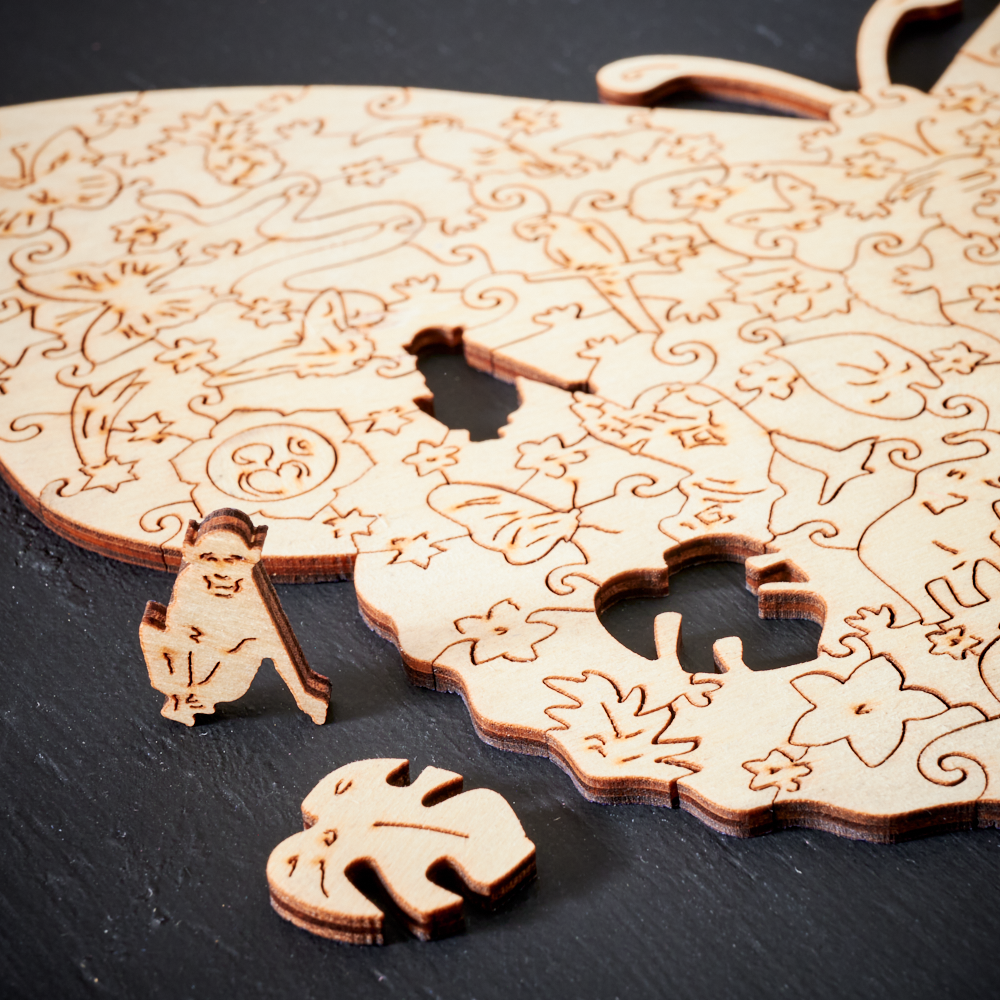 Puzzlekunst - Der Sanfte Schmetterling