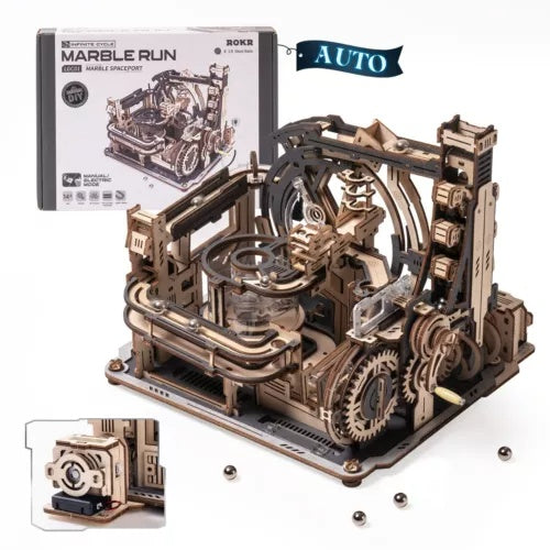 Puzzlekunst - ROKR 3D Puzzle Elektrischer Weltraumhafen
