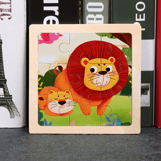 Puzzlekunst - Puzzle Löwe