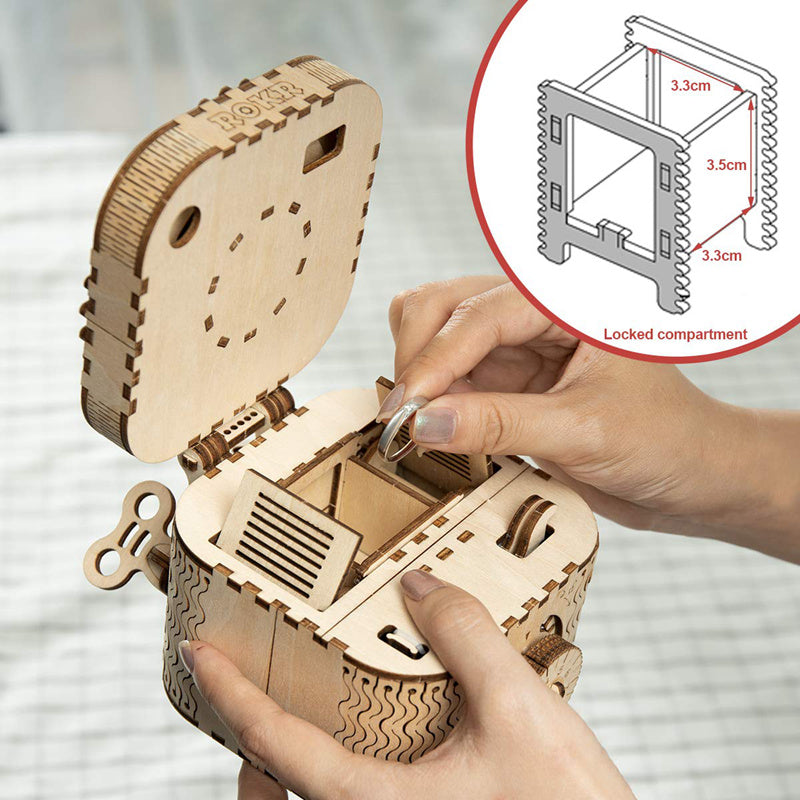 Puzzlekunst – ROKR 3D Puzzle Schatzkiste