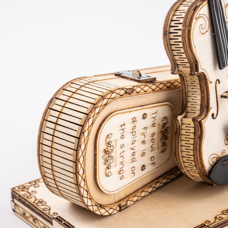 Puzzlekunst - ROKR 3D Puzzle Violine Capriccio Modell